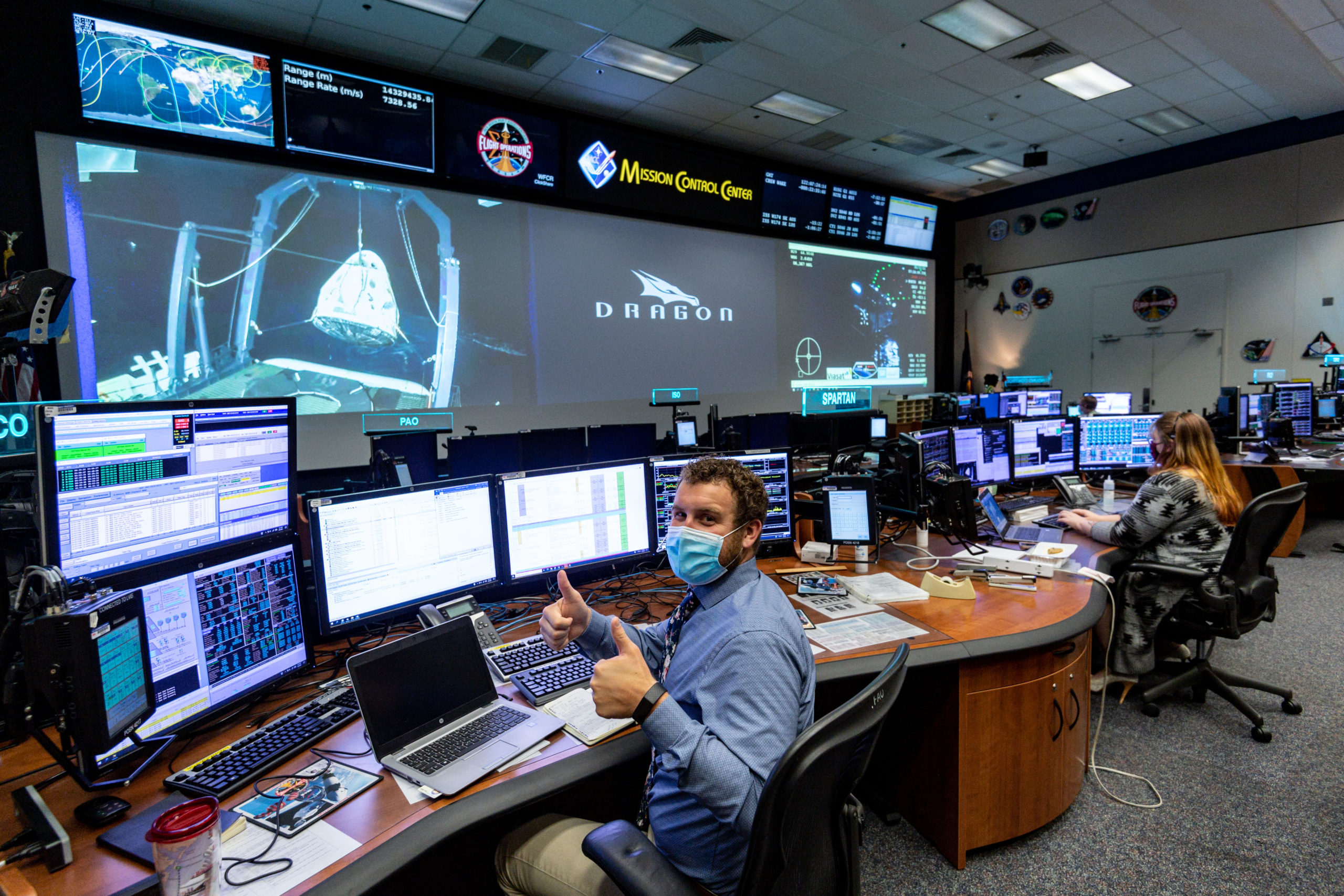 Sawyer Mitchell - Flight controller for SpaceX Crew-1 Dragon “Resilience”