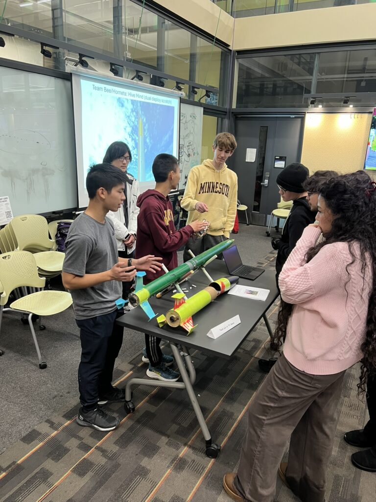 Team Loc-in Till Space with their rockets