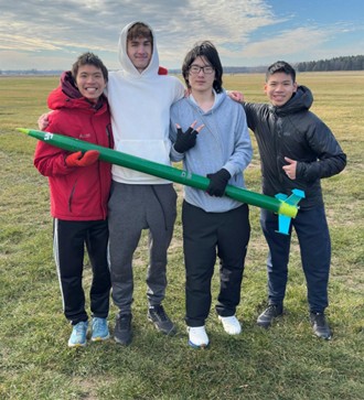 Team Loc-in Till Space with rocket called Big-T