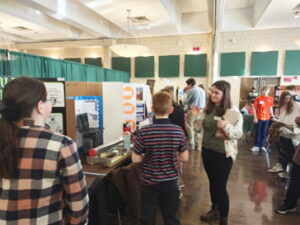 Students exhibiting at the Northern Minnesota Science Fair - 1 of 3